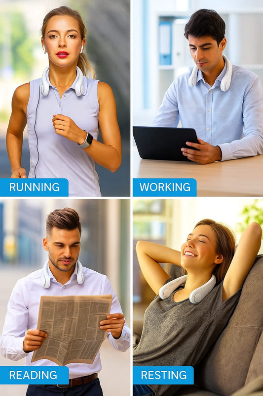 Portable Bladeless Rechargeable Neck Fan